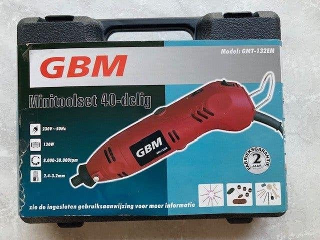 minitoolset 40-delig GBM toolset, Ophalen of Verzenden, Zo goed als nieuw