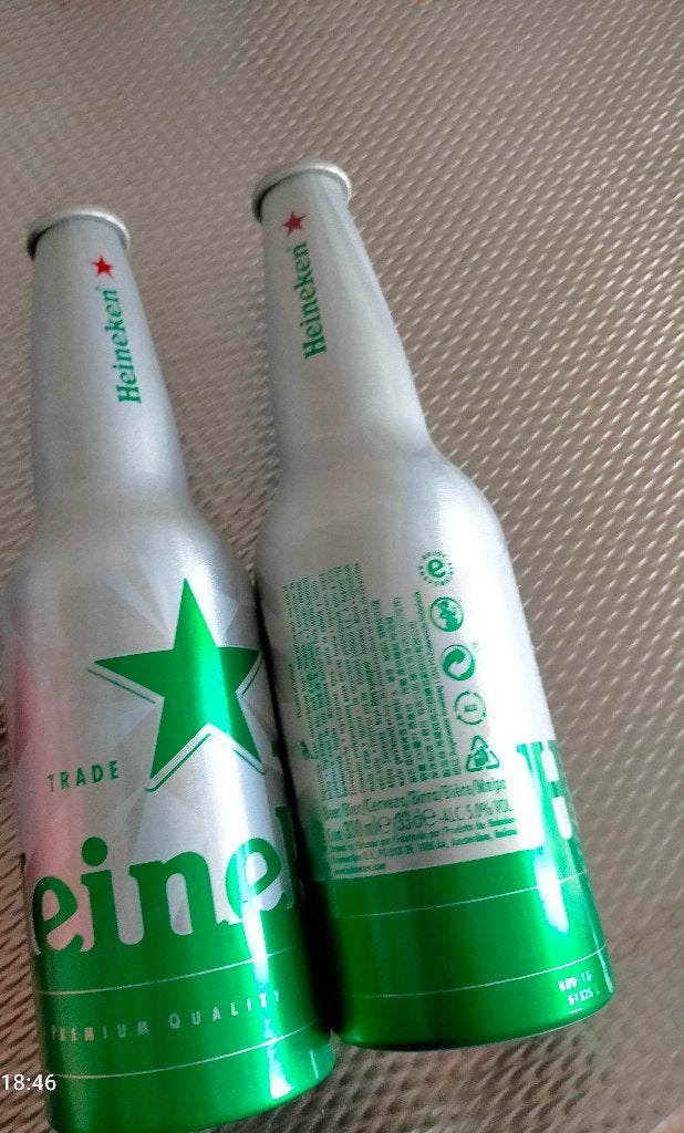 2 lege speciale Heineken blikjes, Ophalen of Verzenden, Zo goed als nieuw, Overige