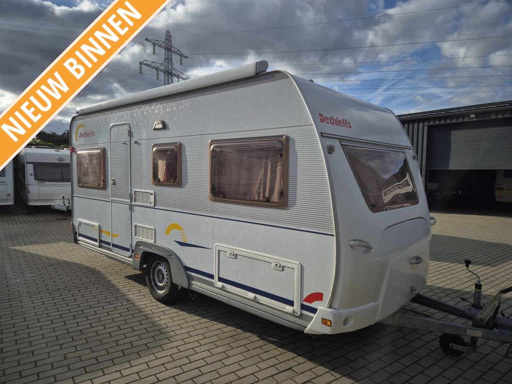Dethleffs New-Line 460 T Mover Voortent Omnistore, Rondzit, Fietsenrek, Bedrijf, 750 - 1000 kg