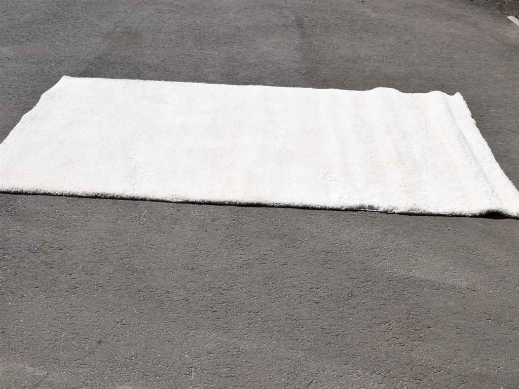 Hoogpolig vloerkleed 53049, Gebruikt, Wit, 150 tot 200 cm, 200 cm of meer