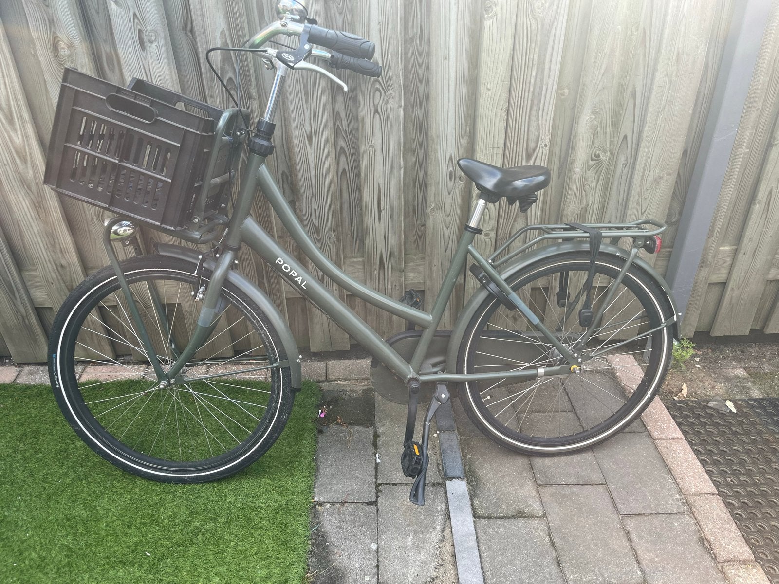 Popal 26 inch groen dames model te koop, Terugtraprem, Gebruikt, Versnellingen, 50 tot 53 cm