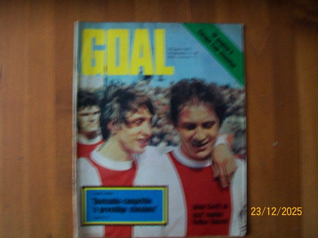 Goal nummer 29 - 1971 ( posters RCH, RKC Waalwijk), Verzamelen, Verzenden, Gebruikt, Poster, Plaatje of Sticker