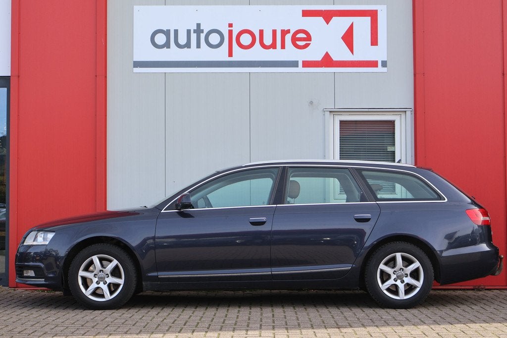 Audi A6 Avant 2.0 TFSI Business Edition (bj 2009, automaat), Auto's, Audi, Euro 5, Zwart, 1984 cc, Blauw