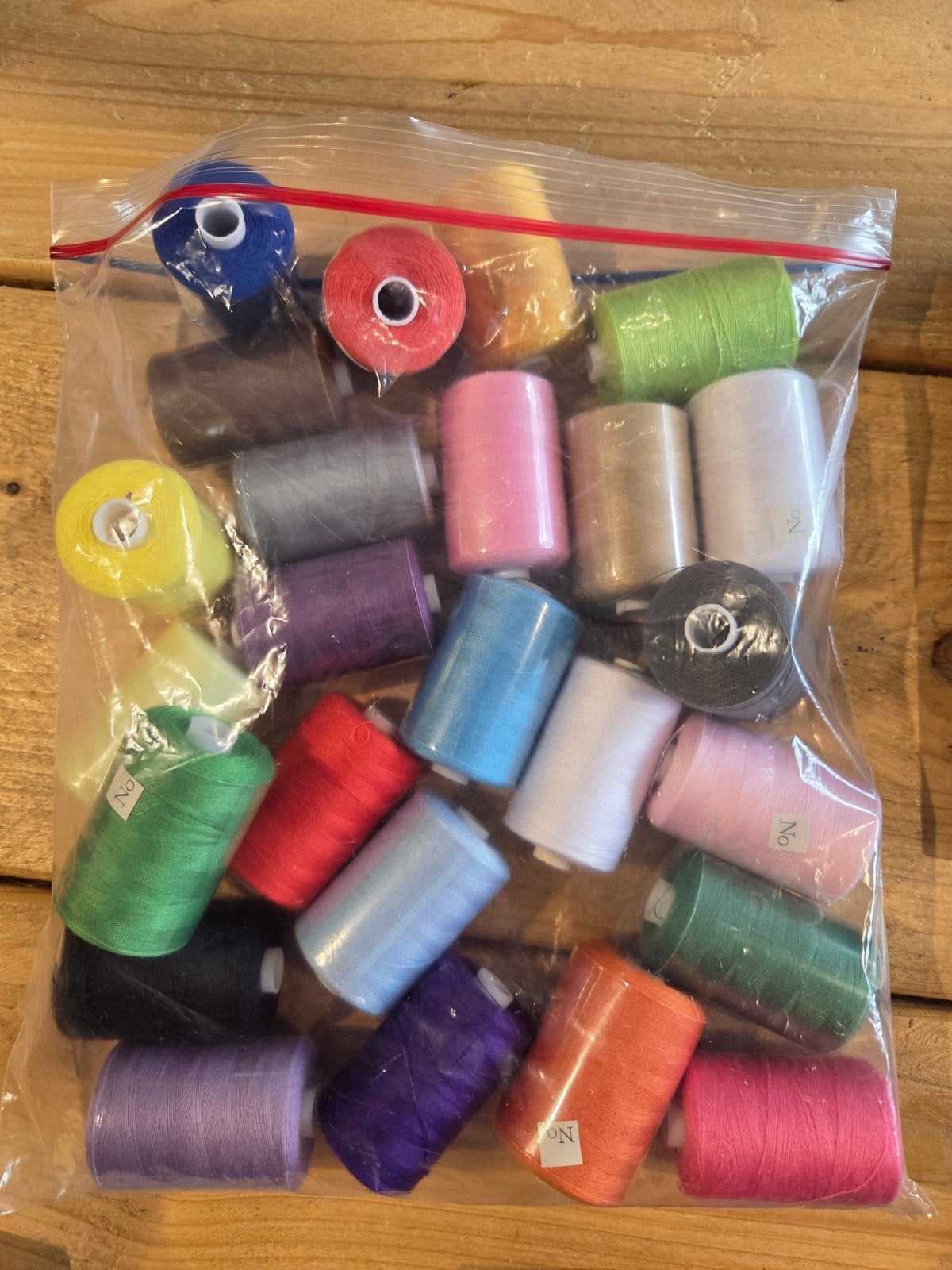 rollen garen dikke klossen allerlei kleuren 25 stuks, Ophalen, Draad