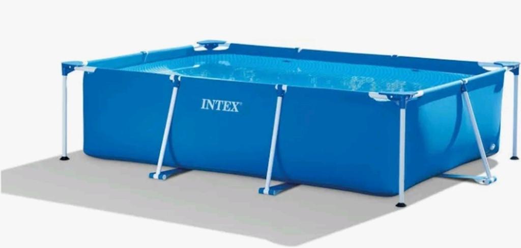 Intex zwembad 3 x 2 x 0,75 m compleet met alle toebehoren, Ophalen of Verzenden, Zo goed als nieuw, Opzetzwembad, Rechthoekig
