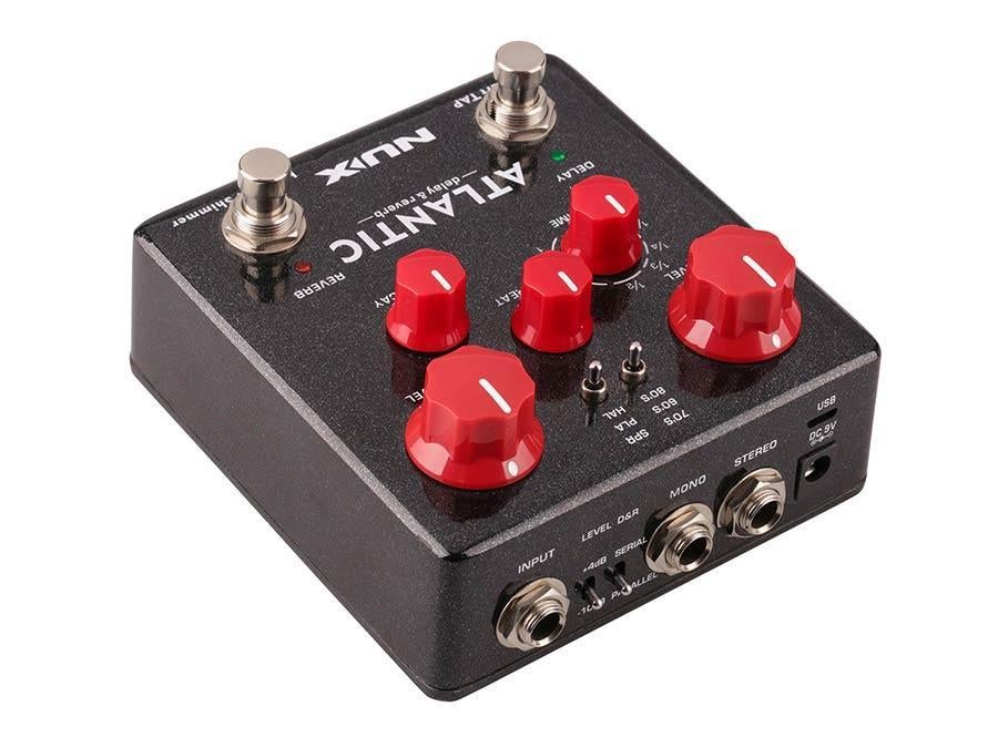 NUX NDR-5 Atlantic Delay & Reverb stereo effectpedaal, ., Nieuw, Ophalen of Verzenden, Reverb