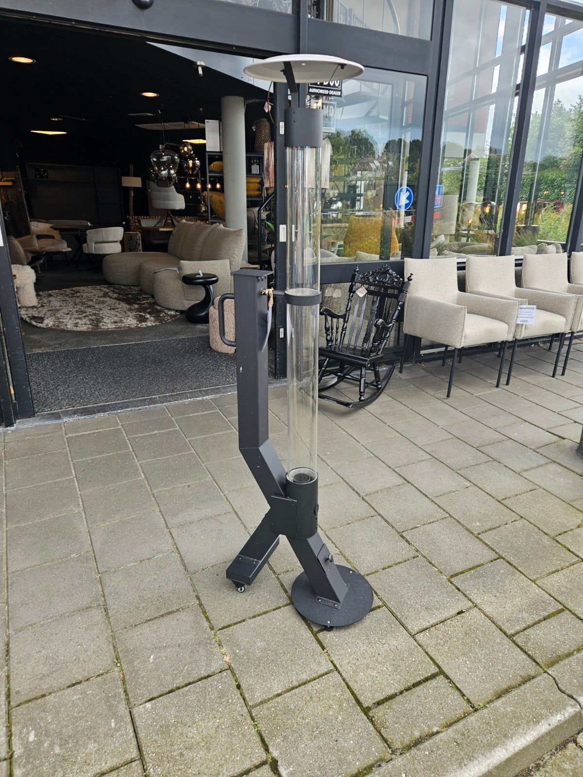 ROCKET HEATHER pallet kachel terrasverwarmer, Ophalen, Nieuw, Hout, Houtkachel