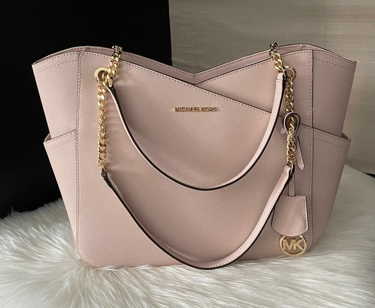 Michael Kors Jet Set Tote Tas - Blush Roze, Sieraden, Tassen en Uiterlijk, Ophalen of Verzenden, Gebruikt, Roze, Shopper