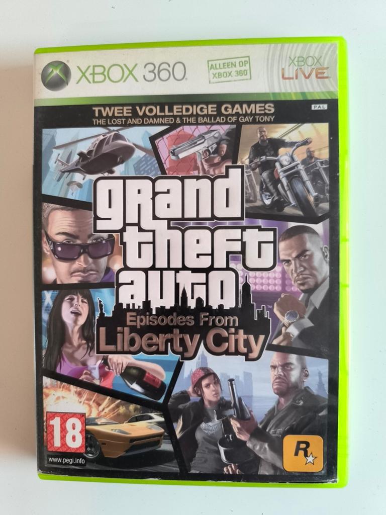 Xbox 360 Grand Theft Auto Epsiodes From Liberty City, Avontuur en Actie, Vanaf 18 jaar, 1 speler, Ophalen of Verzenden