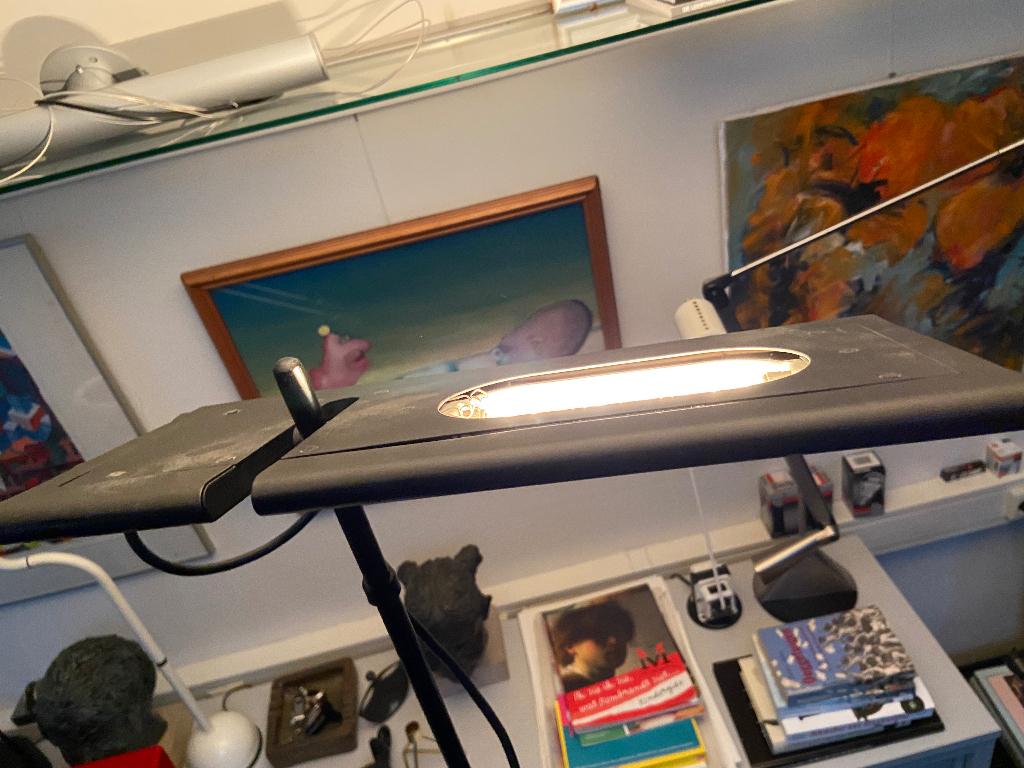 2x Italiana Luce Dune Terra vloerlamp met dimmer, Ophalen, Gebruikt, Metaal, 150 tot 200 cm