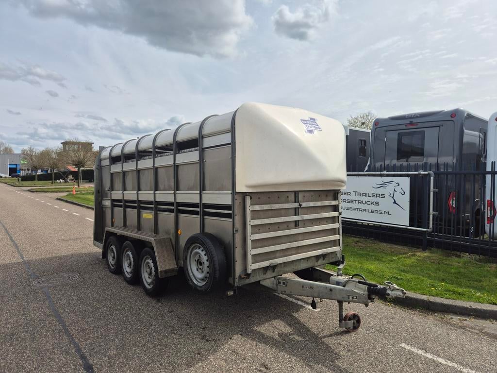 Keurige Ifor Williams veetrailer dubbele bodem Bj 2023, Dieren en Toebehoren, Ophalen, Aluminium, Overige typen