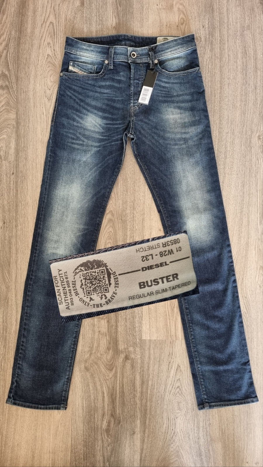 - NIEUWE - Diesel BUSTER W28 L32 = 28x32 - slim tapered, Kleding | Heren, Diesel, Blauw, Diesel, Nieuw