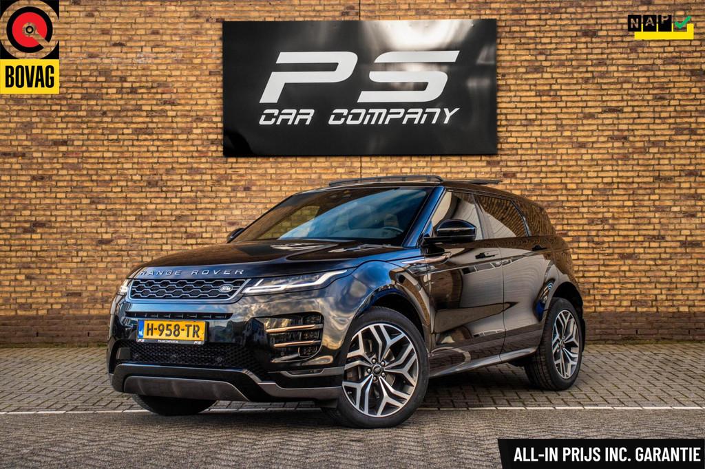 Land Rover Range Rover Evoque 2.0 P200 AWD R-Dynamic, BTWNL, 4 cilinders, Met garantie (alle), Zwart, Bedrijf