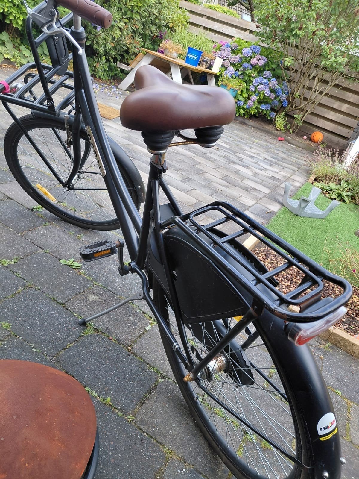 Popal Basic meidenfiets 22 inch  Zwart, Terugtraprem, 50 tot 53 cm, Ophalen, Overige merken