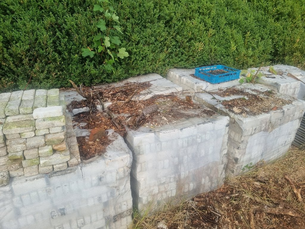 Wit gecementeerde gevelsteen – Moduul 50, 6000 stuks, 75m2, Bakstenen, Ophalen of Verzenden, Zo goed als nieuw, X