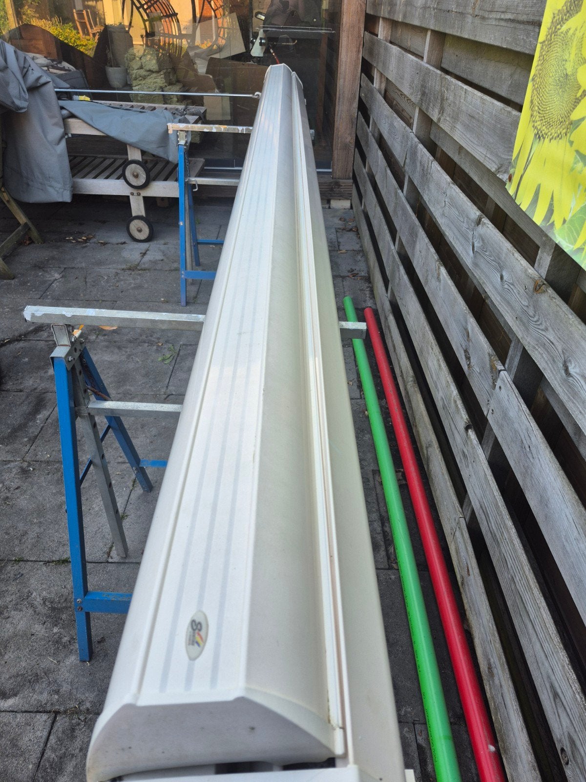 Te koop knikarmzonnescherm, Ophalen, 200 cm of meer, 200 cm of meer