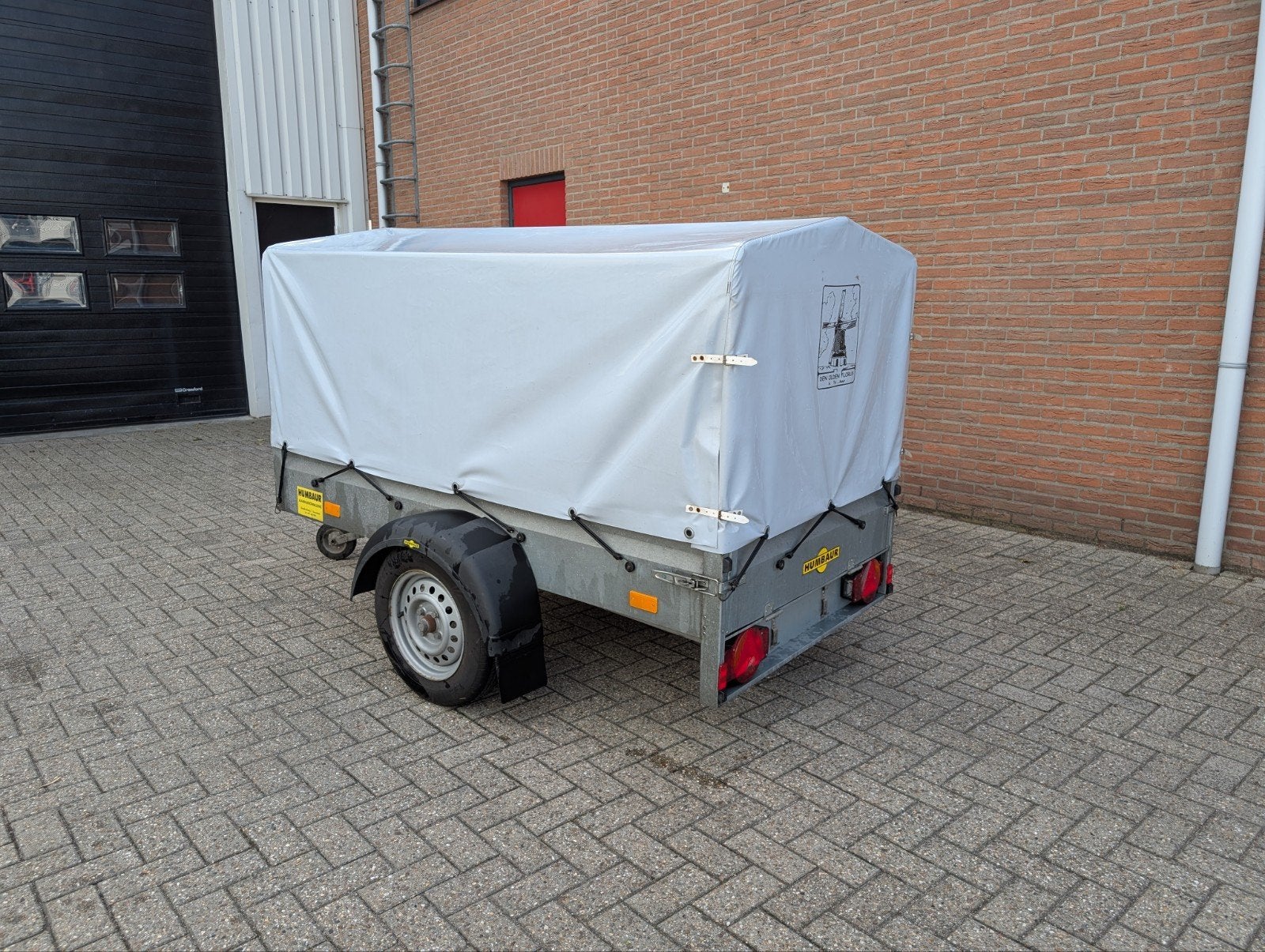 Humbaur steely aluminium huif aanhanger, lees advertentie!, Ophalen of Verzenden