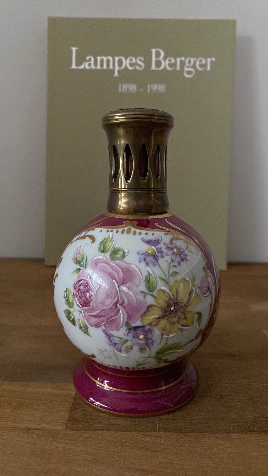 Lampe Berger/Maison Berger geurbrander NP Pourpre, Vintage, Meerkleurig, Overige materialen, Ophalen of Verzenden