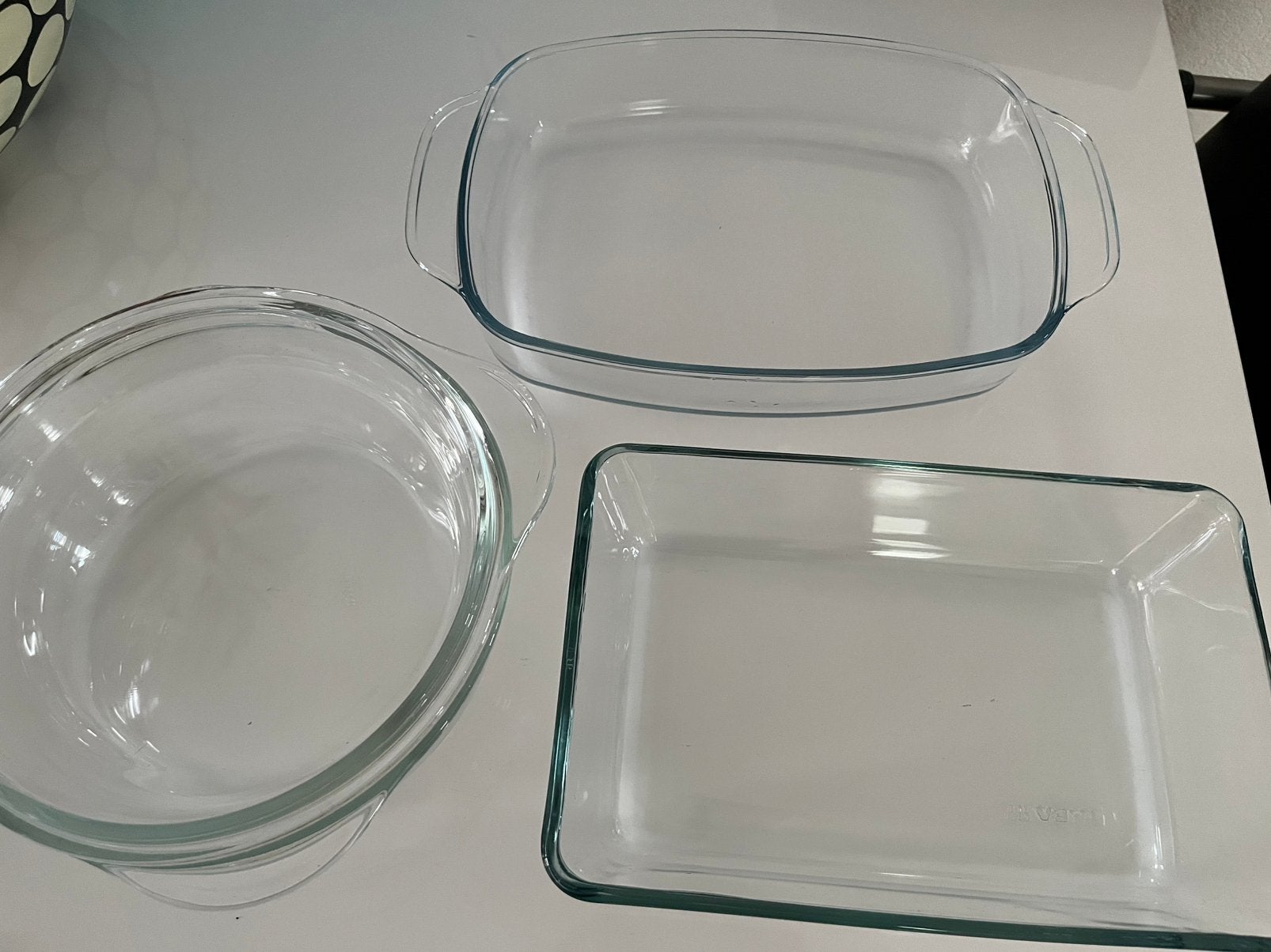 Ovenschaal nieuw 3 stuks !, Ophalen, Zo goed als nieuw, Overige materialen, Overige typen