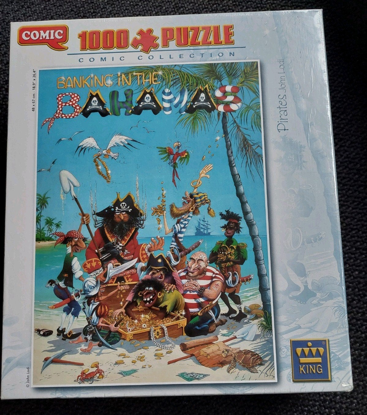 Piratenpuzzel nieuw in plastic, Ophalen of Verzenden, Meer dan 50 stukjes, Nieuw, 6 jaar of ouder