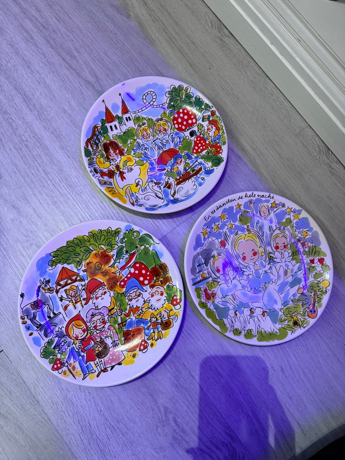 Efteling sprookjesborden - set van 3, Ophalen