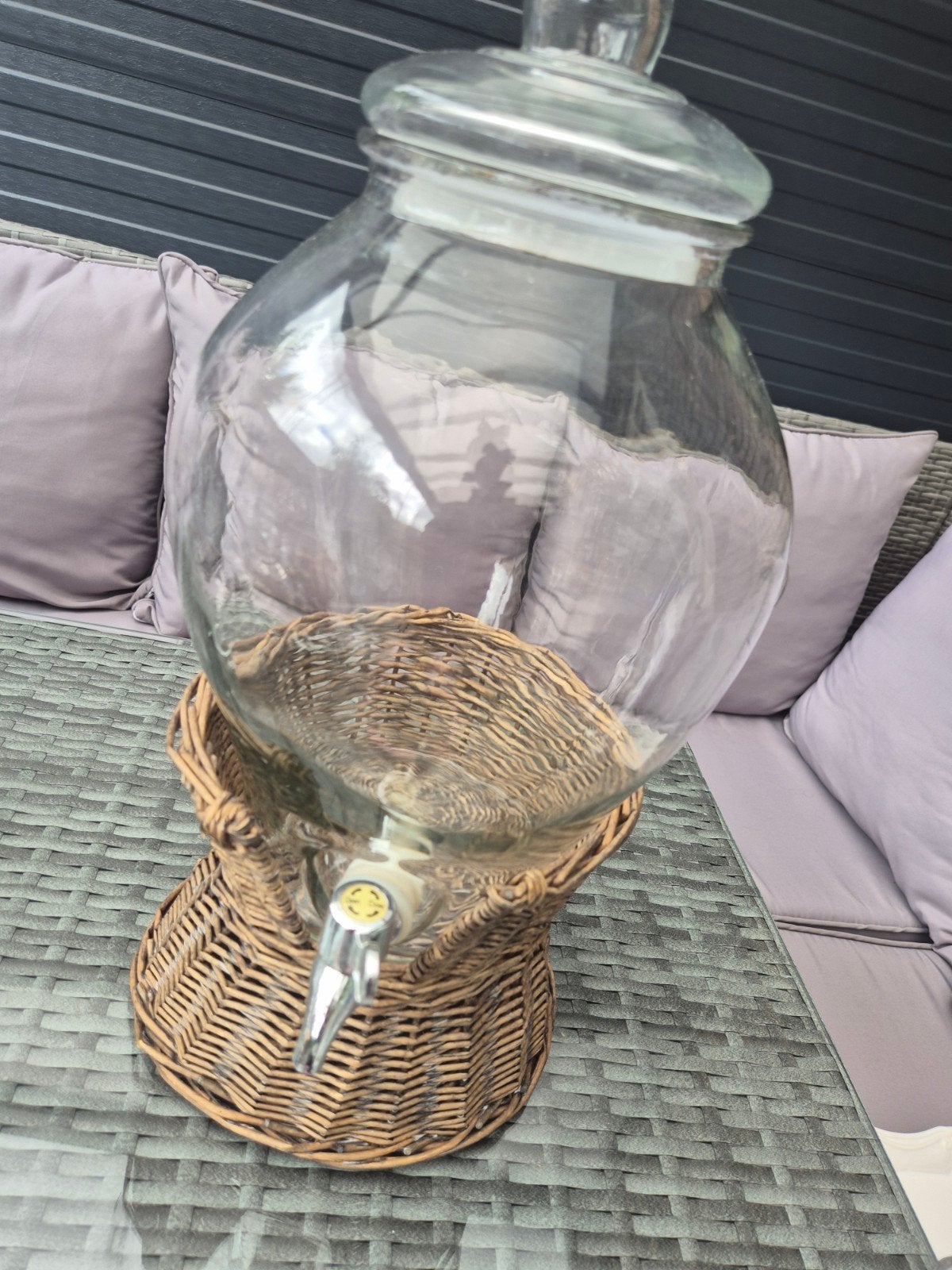 Rofra Home Waterdispenser met rieten mand, Ophalen of Verzenden