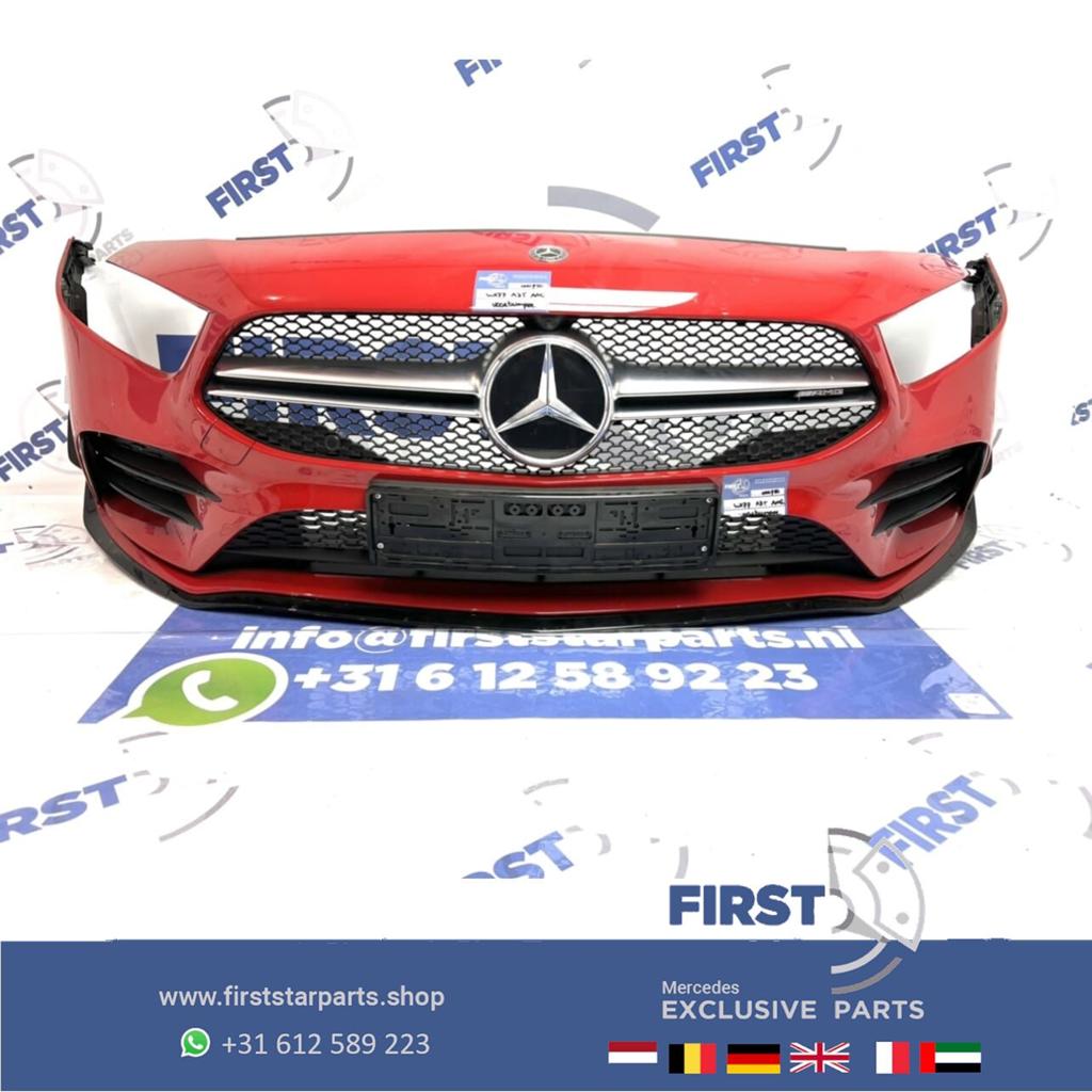 A35 AMG Bumper Mercedes A Klasse W177 V177 ROOD compleet 201, Gebruikt, -, Voor, Ophalen of Verzenden
