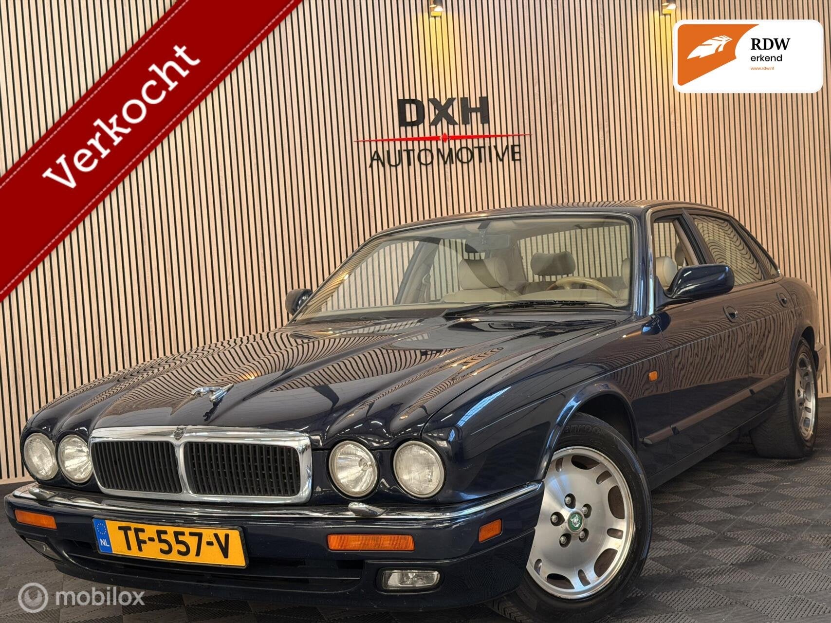 Jaguar XJ 4.0 Sport m APK-5/2027 Automaat BEIGE-LEDER + HOUT, Auto's, Jaguar, Achterwielaandrijving, Gebruikt, Beige, Automatische klimaatregeling