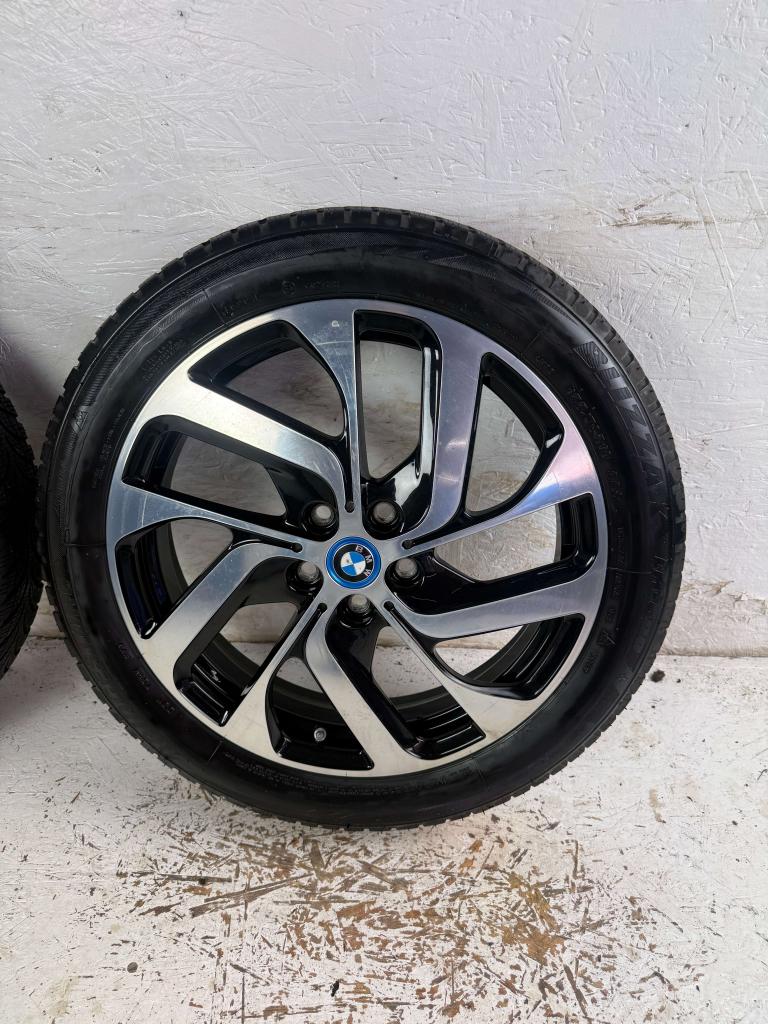 1.Originele BMW i3 velgen 19" 5x112 Style 428 Turbine winter, Gebruikt, 155 mm, Banden en Velgen, Niet ingevuld