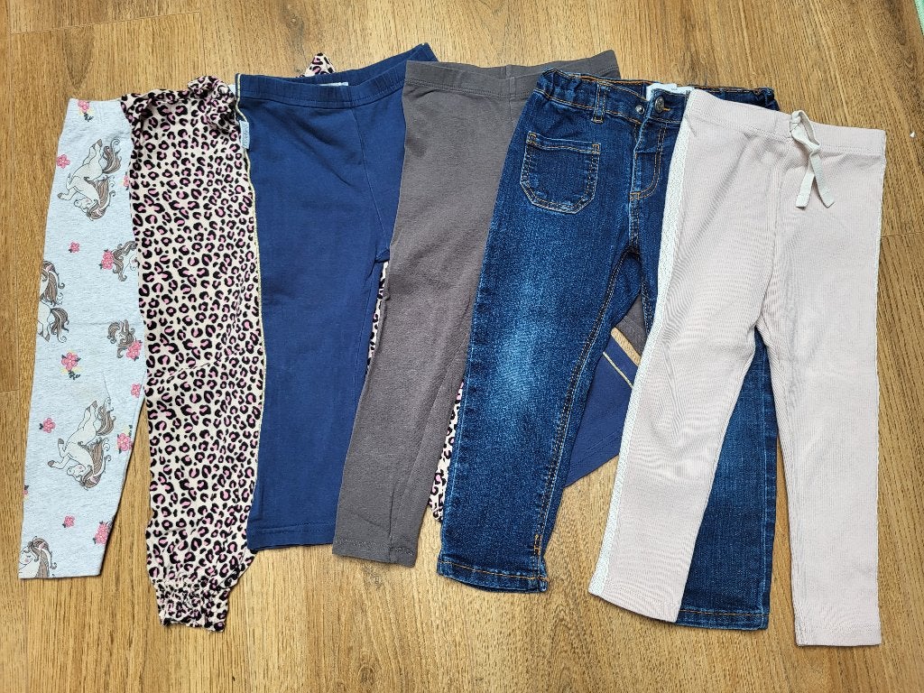 Set broeken maat 98, Kinderen en Baby's, Kinderkleding | Maat 98, Broek, Gebruikt, Meisje, Diverse merken