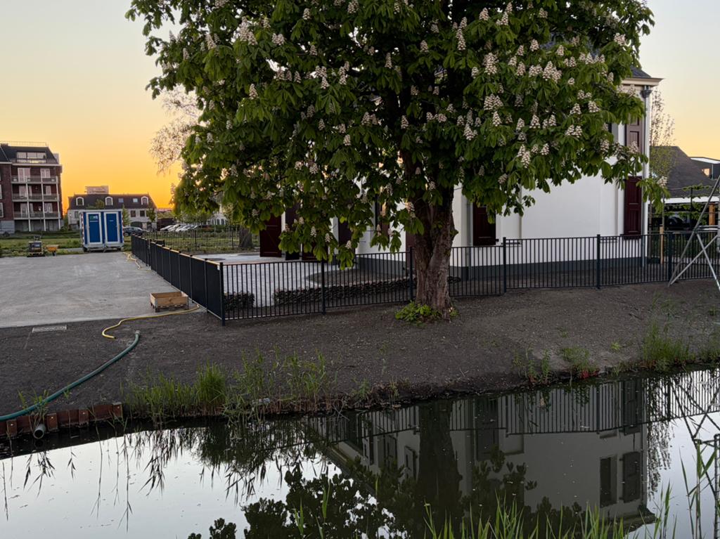 Hekwerk Antraciet 11 m, Ophalen, Nieuw, IJzer, Spijlenhekwerk