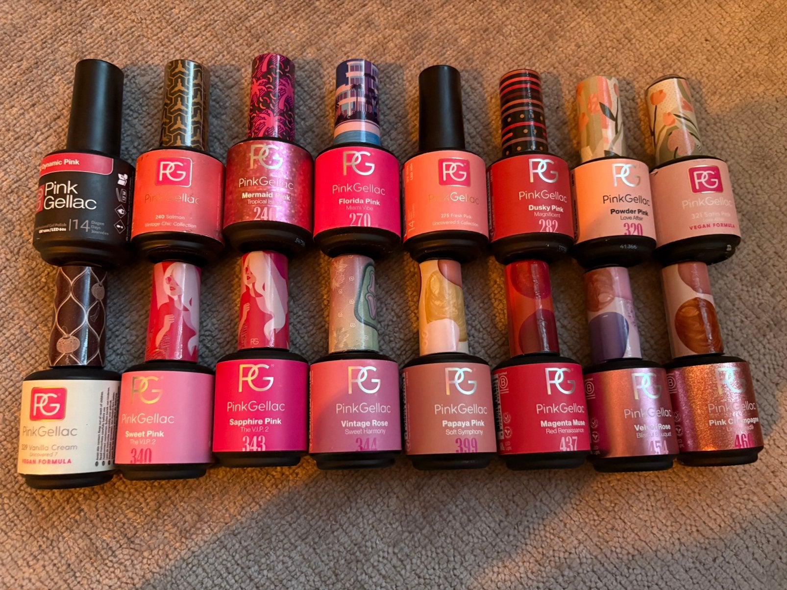 Pink Gellac, Sieraden, Tassen en Uiterlijk, Overige kleuren, Ophalen of Verzenden, Zo goed als nieuw, Handen en Nagels