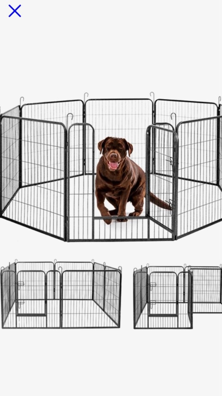 Puppyren zwart metaal, Dieren en Toebehoren, Ophalen, Zo goed als nieuw