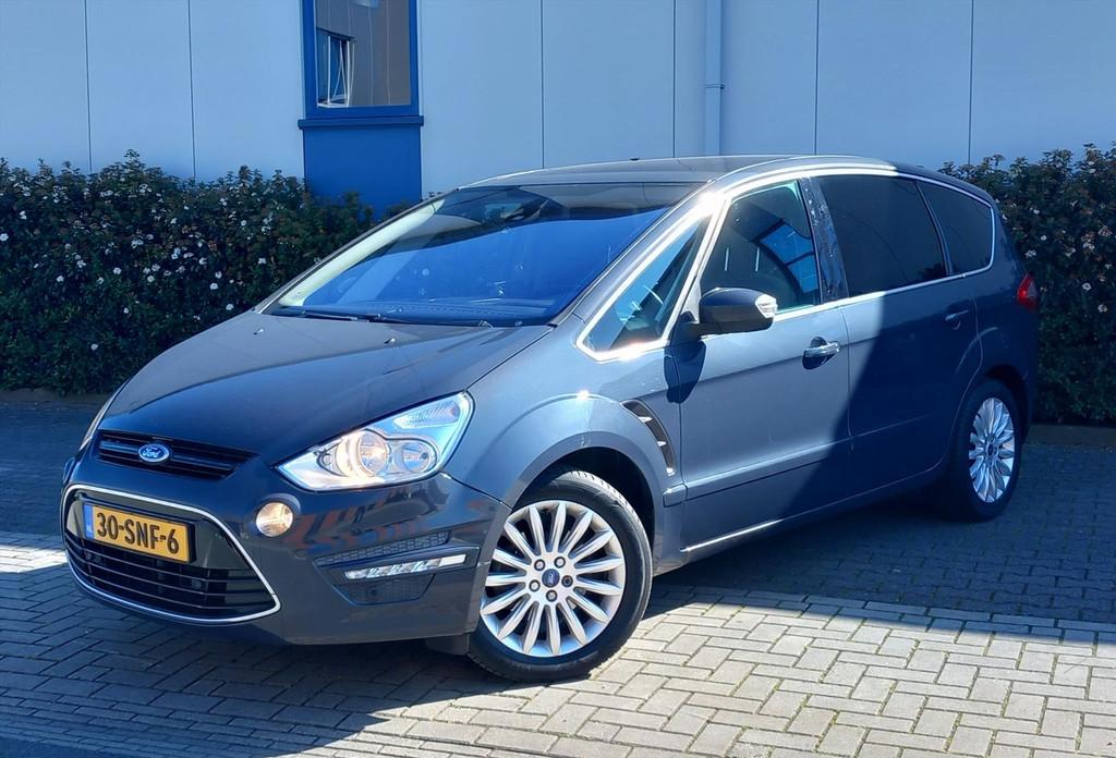 FORD S-Max 1.6 16V Ecoboost 160pk Titanium 7 Persoons, Auto's, Gebruikt, Zwart, 4 cilinders, 160 pk