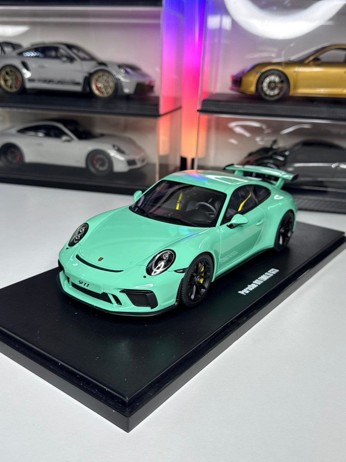 Porsche 911 GT3 (991.1) GT Spirit 1/18, Ophalen of Verzenden, Zo goed als nieuw, Overige merken