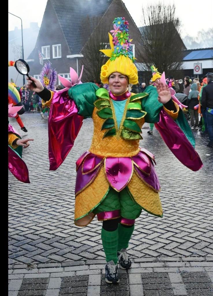 Schitterende loopgroep carnaval pakken carnavals pak optocht, Ophalen, Zo goed als nieuw, Carnaval