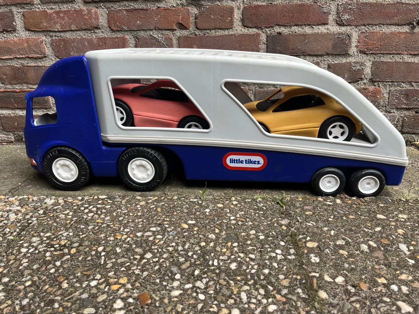 Little tikes vrachtwagen met autos, Ophalen, Gebruikt