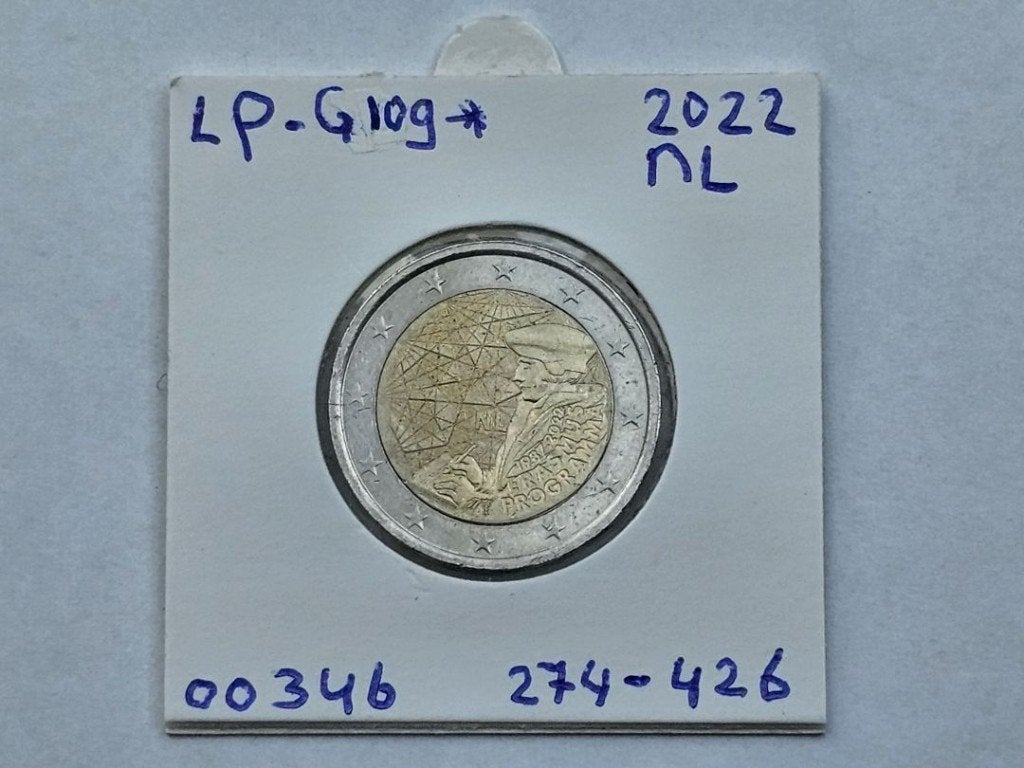 2-euromunt Nederland (NL) 2022 Europa LP-G109*, Postzegels en Munten, Ophalen of Verzenden, Overige landen, 2 euro, Losse munt