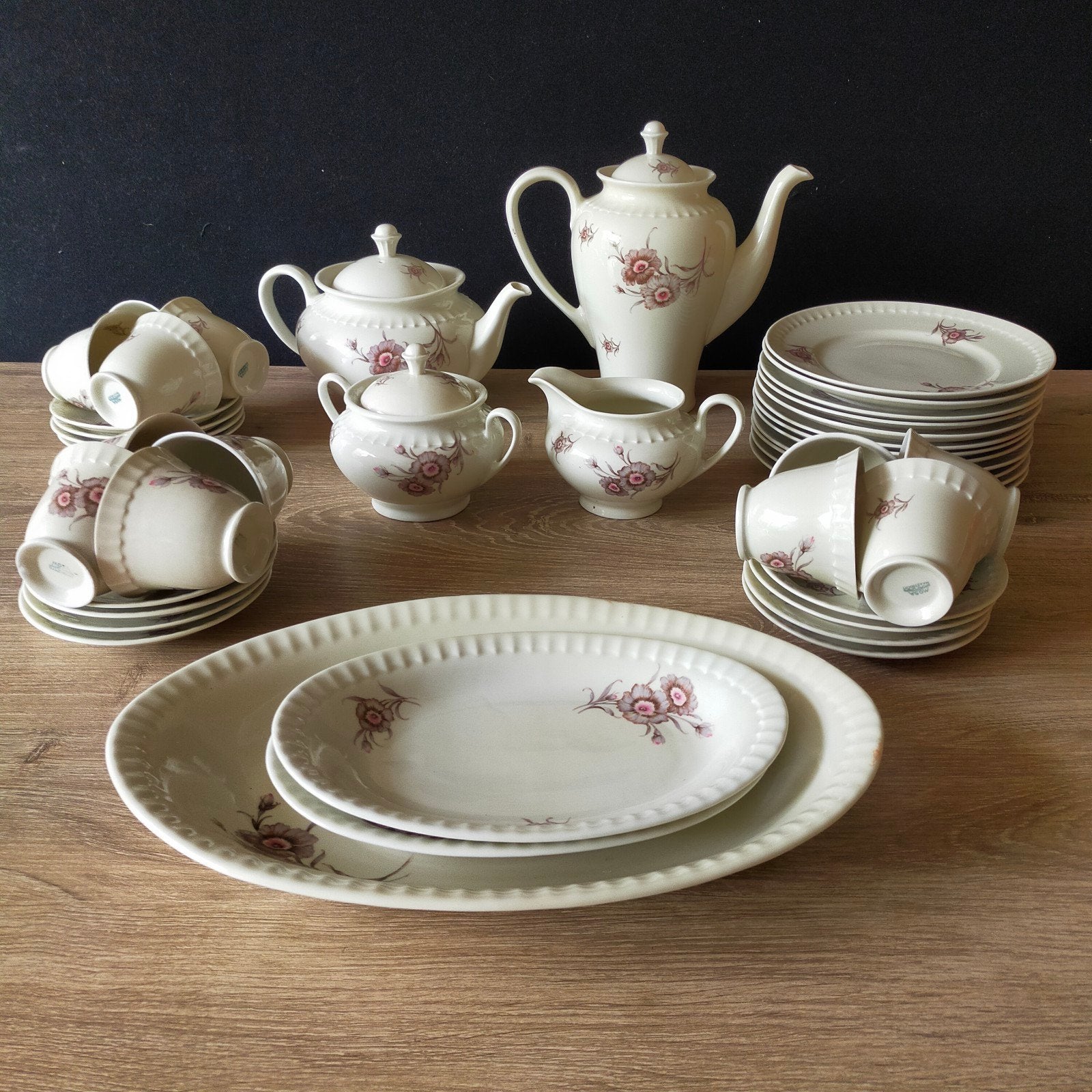 mosa 12 persoons servies, Antiek en Kunst, Ophalen of Verzenden