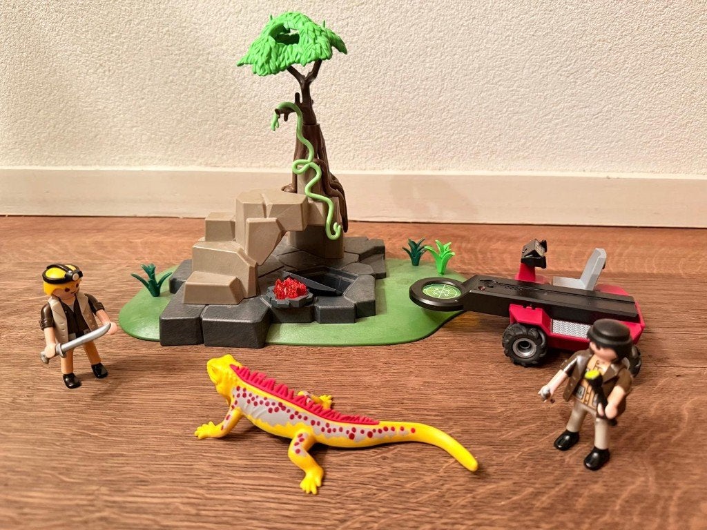 Playmobil 4847 Schattenjager met metaaldetector, Wild life, Complete set, Overige typen, Ophalen of Verzenden