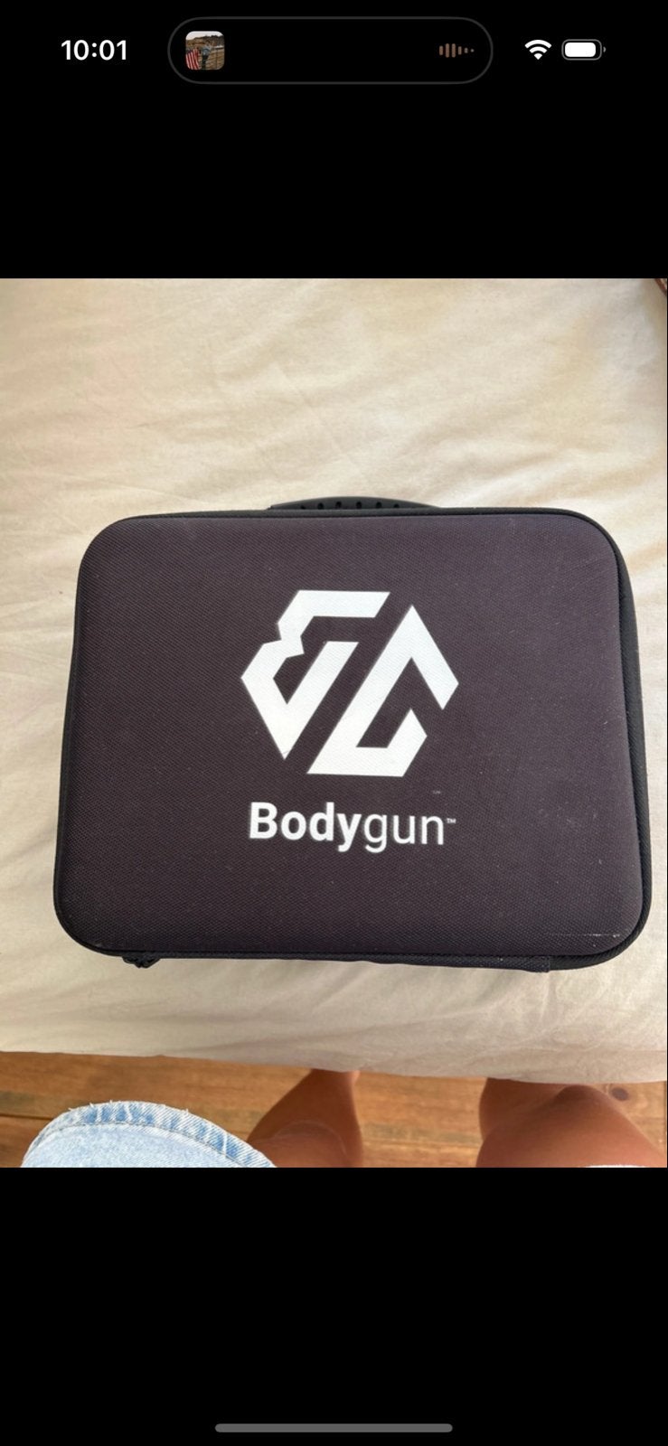 Bodygun Massageapparaat - Zo goed als nieuw, Sport en Fitness, Massageproducten, Ophalen of Verzenden, Zo goed als nieuw, Apparaat
