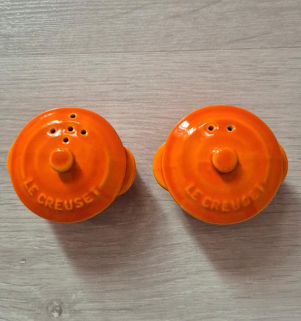 Le Creuset peper & zout stel, Le Creuset, Overige typen, Ophalen of Verzenden, Zo goed als nieuw