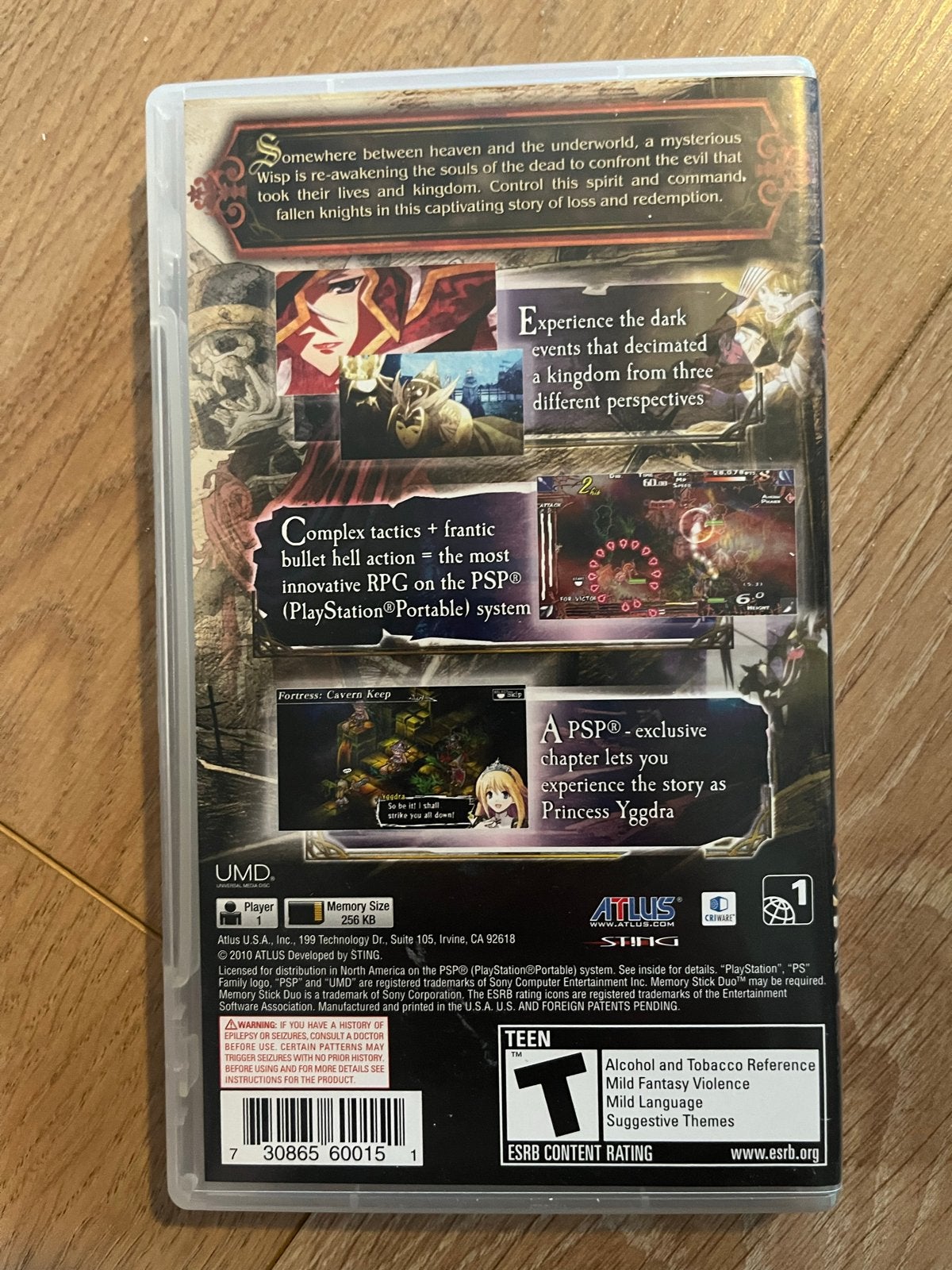 Knights in the Nightmare PSP - Strategische RPG, Spelcomputers en Games, Games | Sony PlayStation Portable, Gebruikt, 1 speler