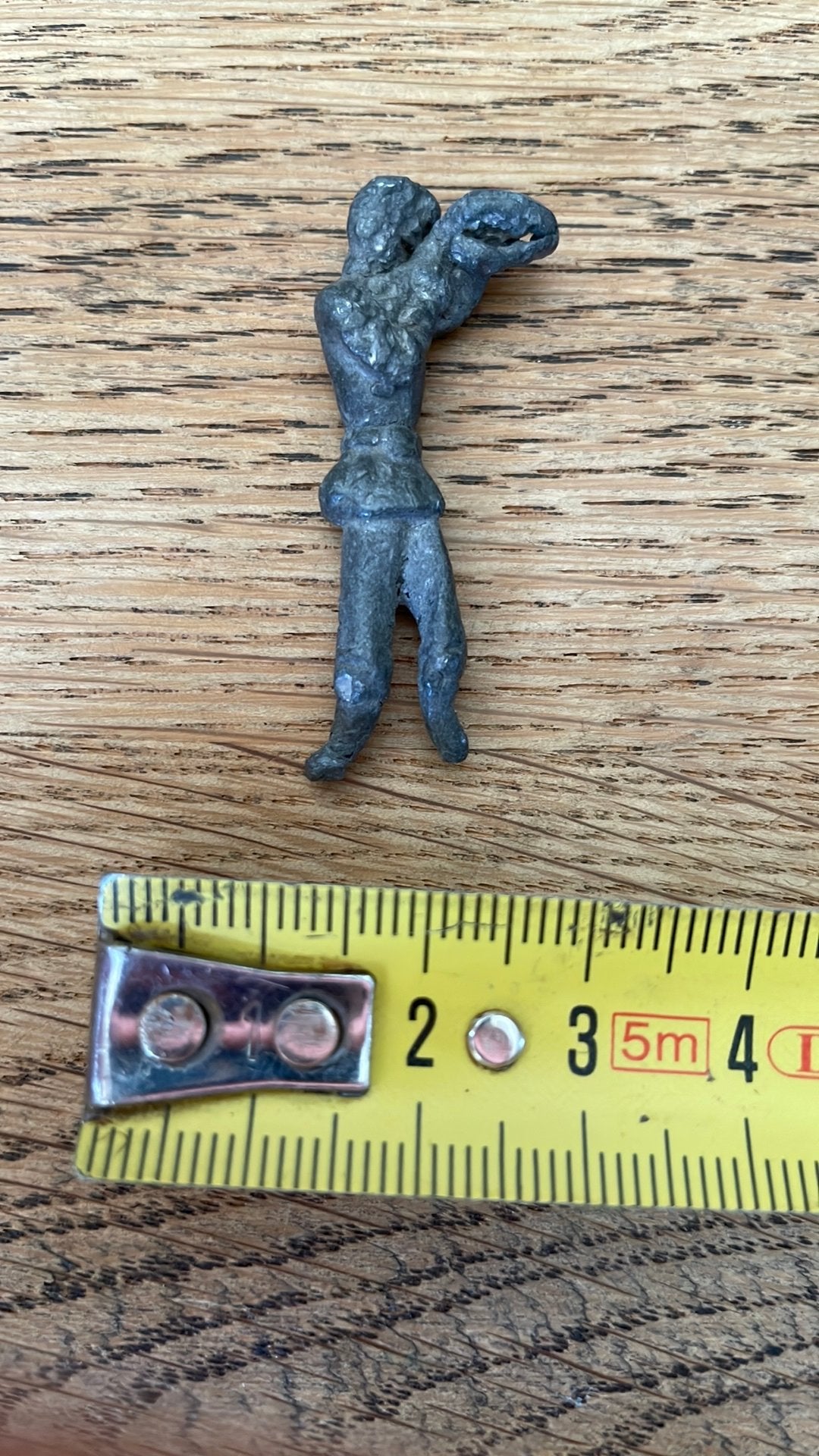 Tinnen figuur, Ophalen of Verzenden, Gebruikt