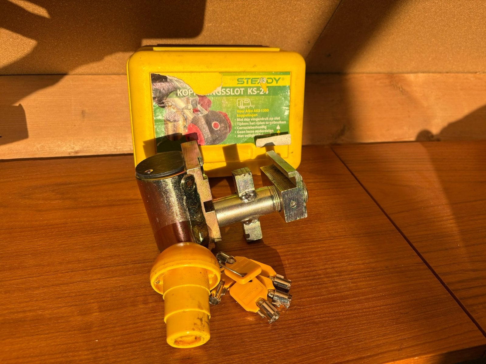 Caravan koppelingsslot Steady KS24, Ophalen, Zo goed als nieuw