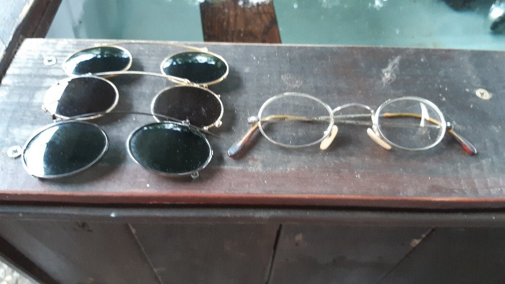 Originele Look 535 vintage brilmontuur met 3 versch sunclips, Sieraden, Tassen en Uiterlijk, Zonnebrillen en Brillen | Heren, Overige merken