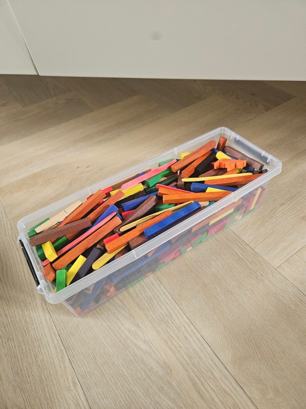 Gekleurde houten blokjes, Ophalen, Gebruikt, Knutselen
