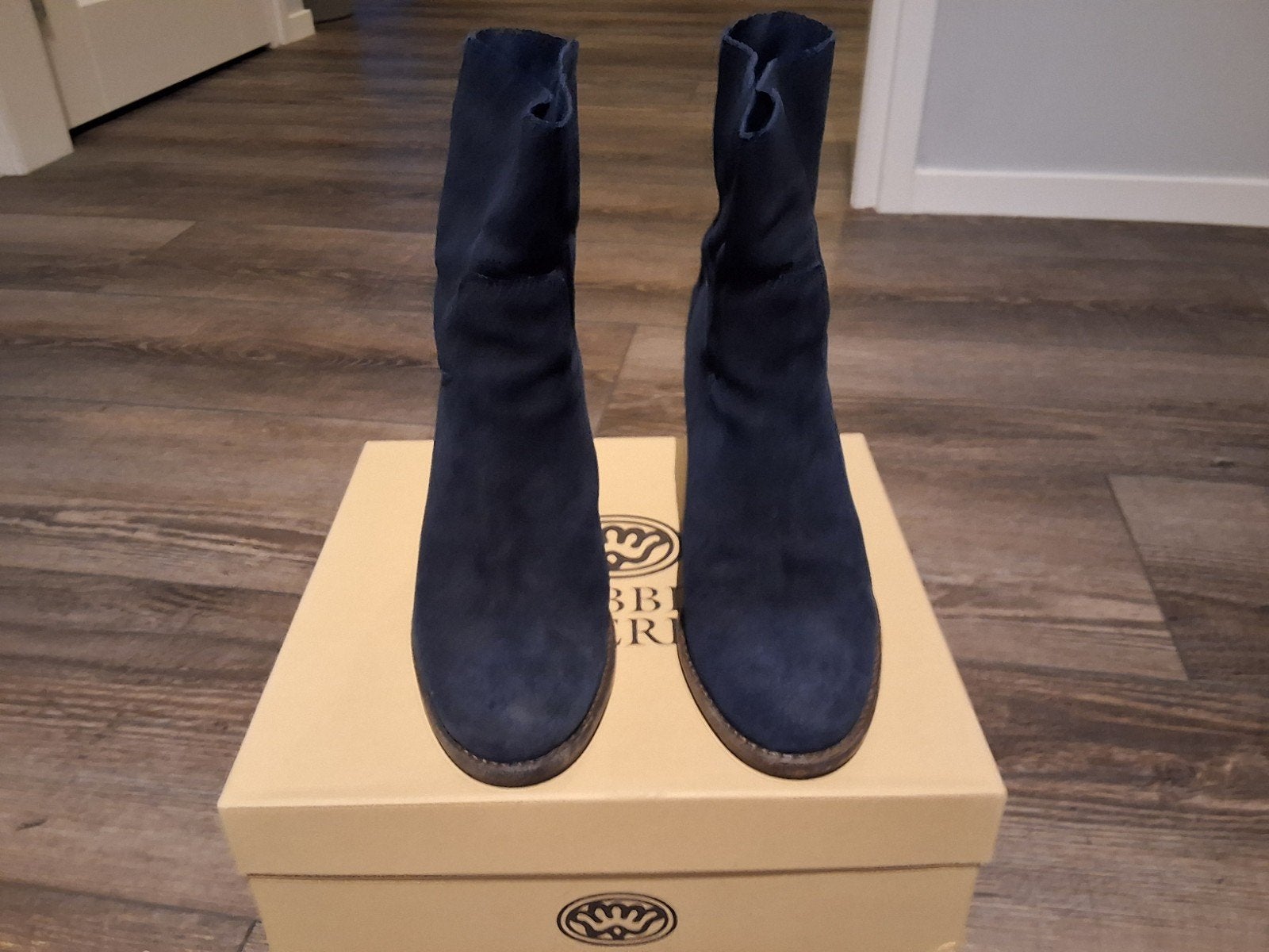 Shabbies Fred de la bretoniere laarzen maat 39 als Nieuw, Fred de la Bretoniere, Blauw, Lage of Enkellaarzen, Ophalen of Verzenden