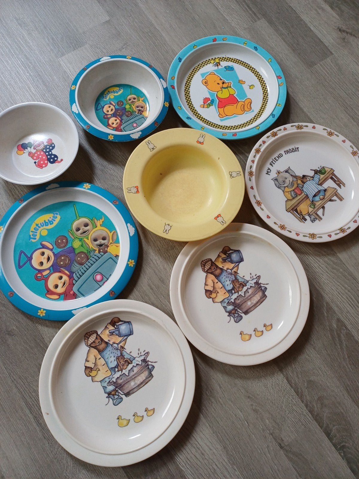 Kinder bordjes, Ophalen