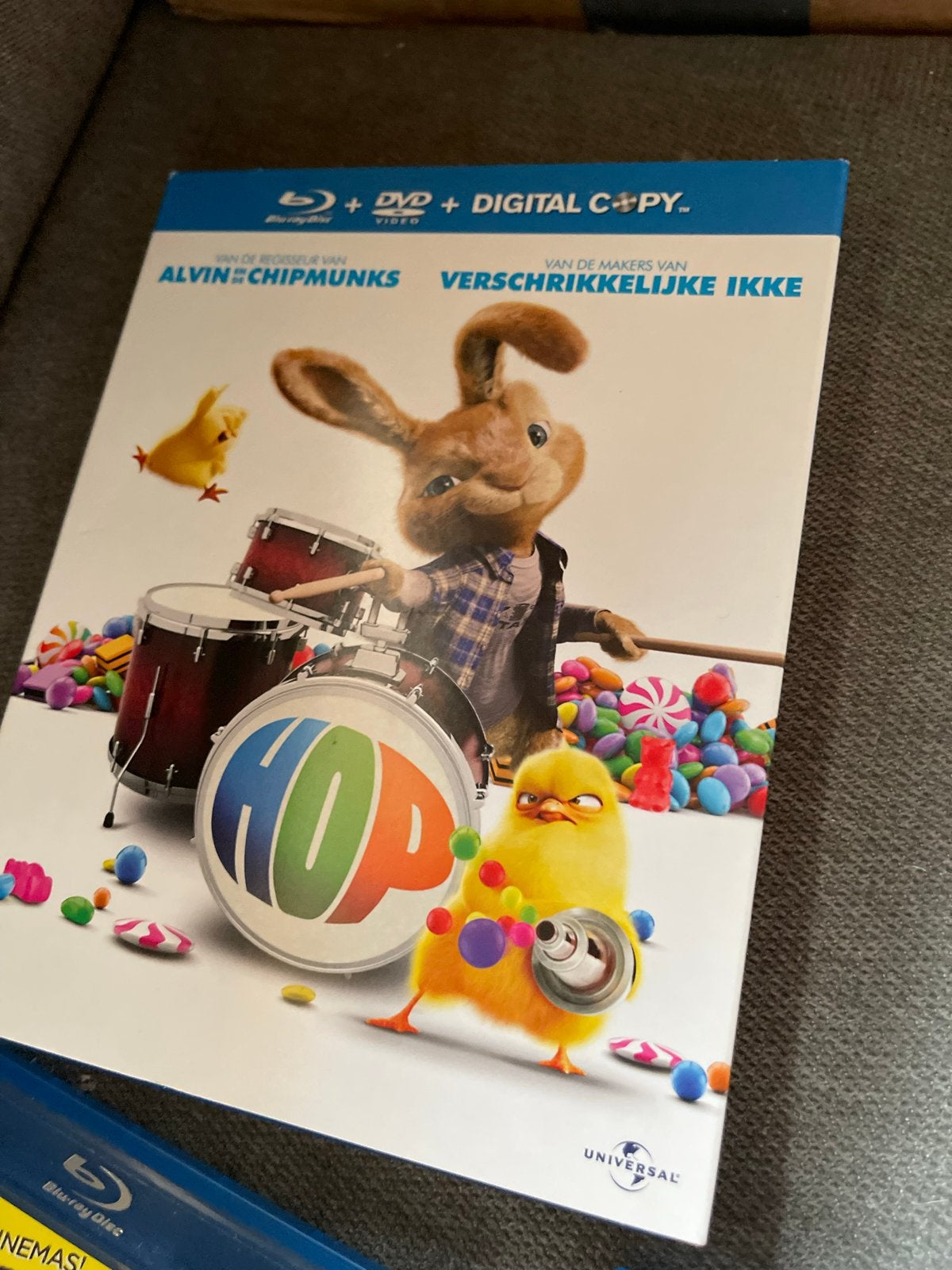 Hop (Blu-ray + DVD + Digital Copy) - Familiefilm, Cd's en Dvd's, Alle leeftijden, Ophalen of Verzenden, Zo goed als nieuw, Komedie